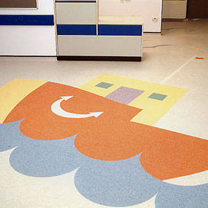 customized floor art