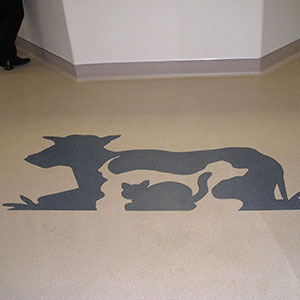 customized floor art